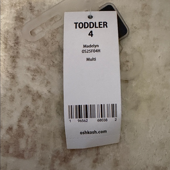 OshKosh B'gosh Brown Sandals with Pastel Knots - Picture 3 of 3